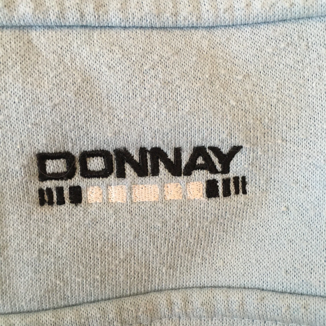 Ljusblå Donnay hoodie  - 91