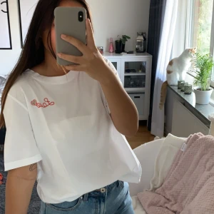 Vit t-shirt från Hm - Vit t-shirt från hm stl m. Inga katthår eller dyligt då kläderna inte använts sedan katten kom till hemmet. 