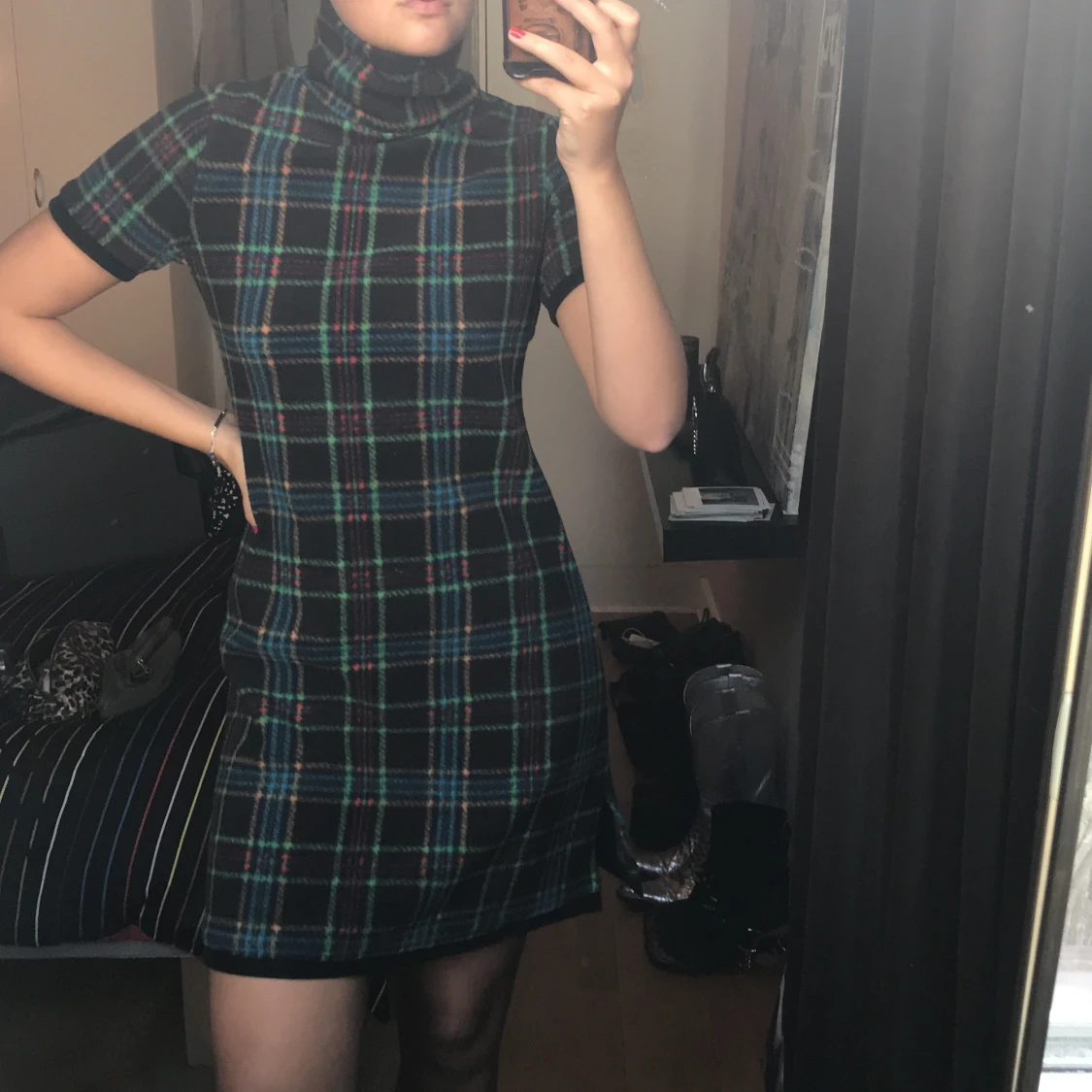 Shuang fleeceklänning - 90