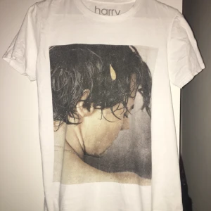 Harry Styles print tshirt  - Offical HS merch tshirt med HS1 tryck. I okej skick, inte jätteanvänd men slits lite av att tvättas. Köpt 2017 och finns ej att köpa längre. Mötet upp i Sthlm!!! 