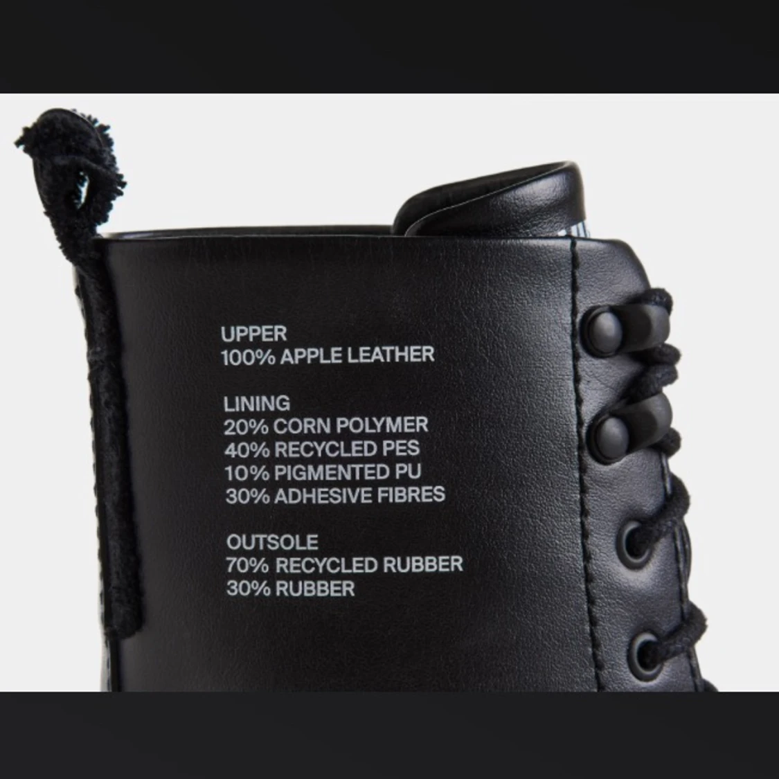 Vegan boots - viron 1992 black.  - 91