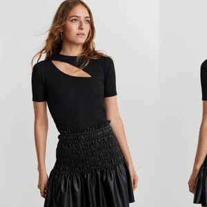 Kjol  - En skinn kjol från gina, använd 1 gång endast, jätte bra skick!!💞💞