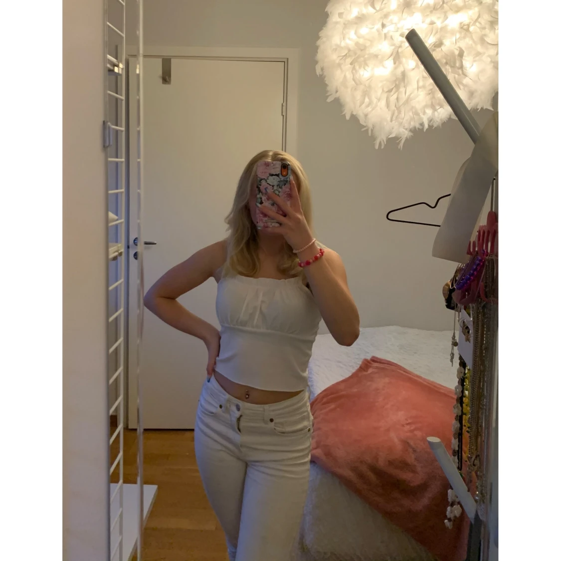 SHEIN vit topp strl. S