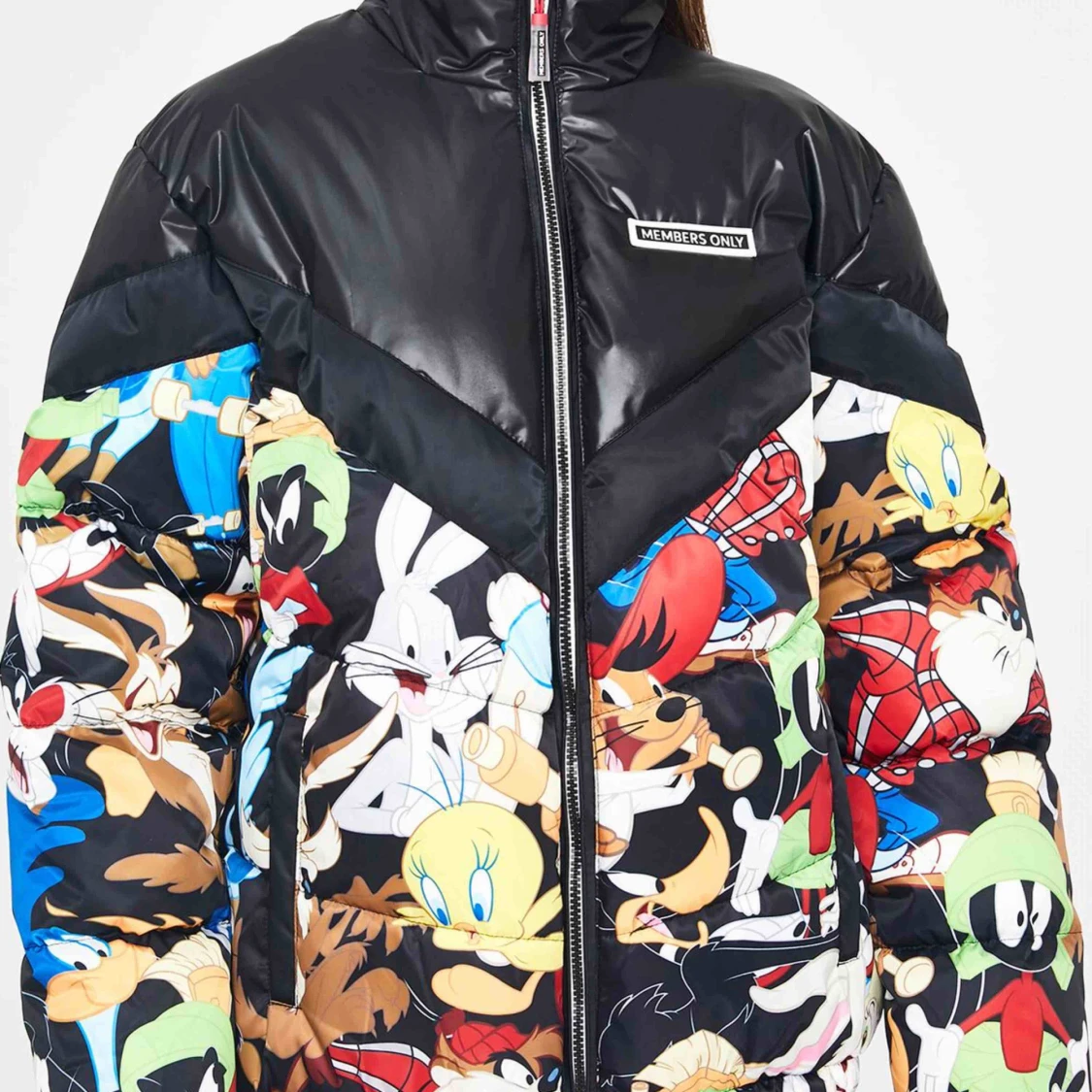 PUFFERJACKA MED PRINT - 90