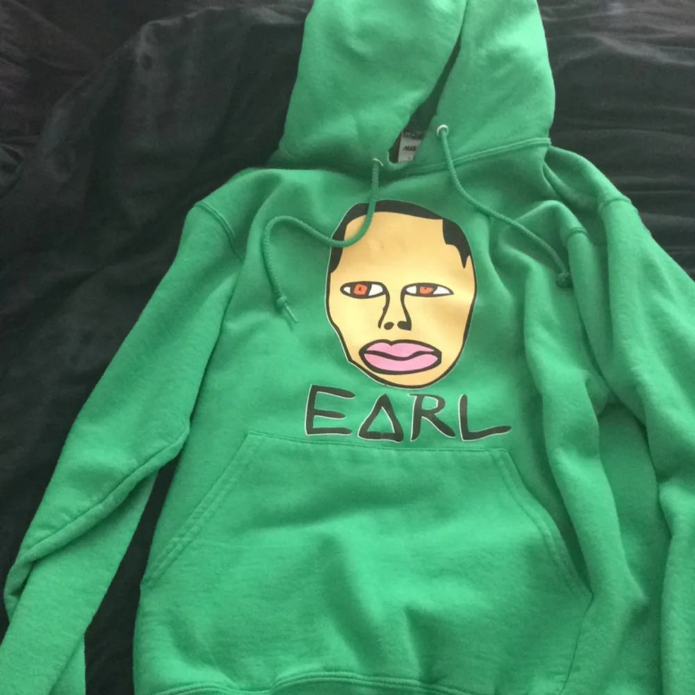 Grön earl sweatshirt hoodie i storlek S men dock stor. Knappt använd och i extremt skönt material! . Hoodies.