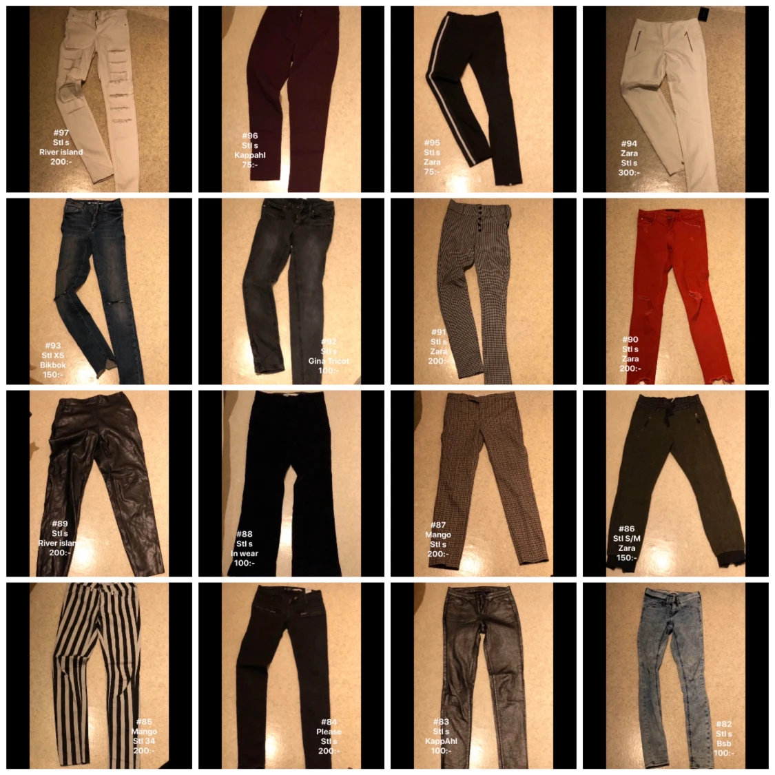 Guess zara etc kläder - 90