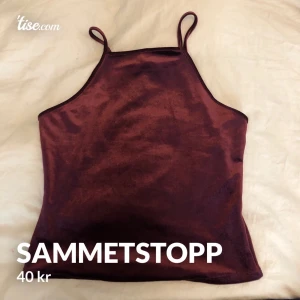 Sammetstopp  - Sammetstopp i storlek m