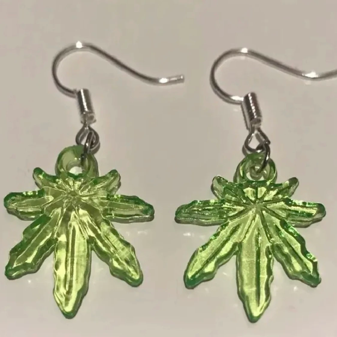 Cannabis örhängen  - 91