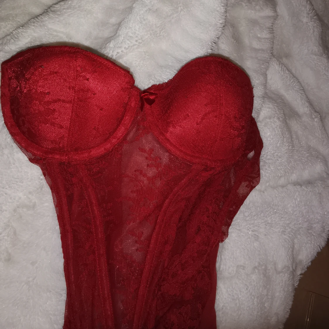 Röd korsett - 90