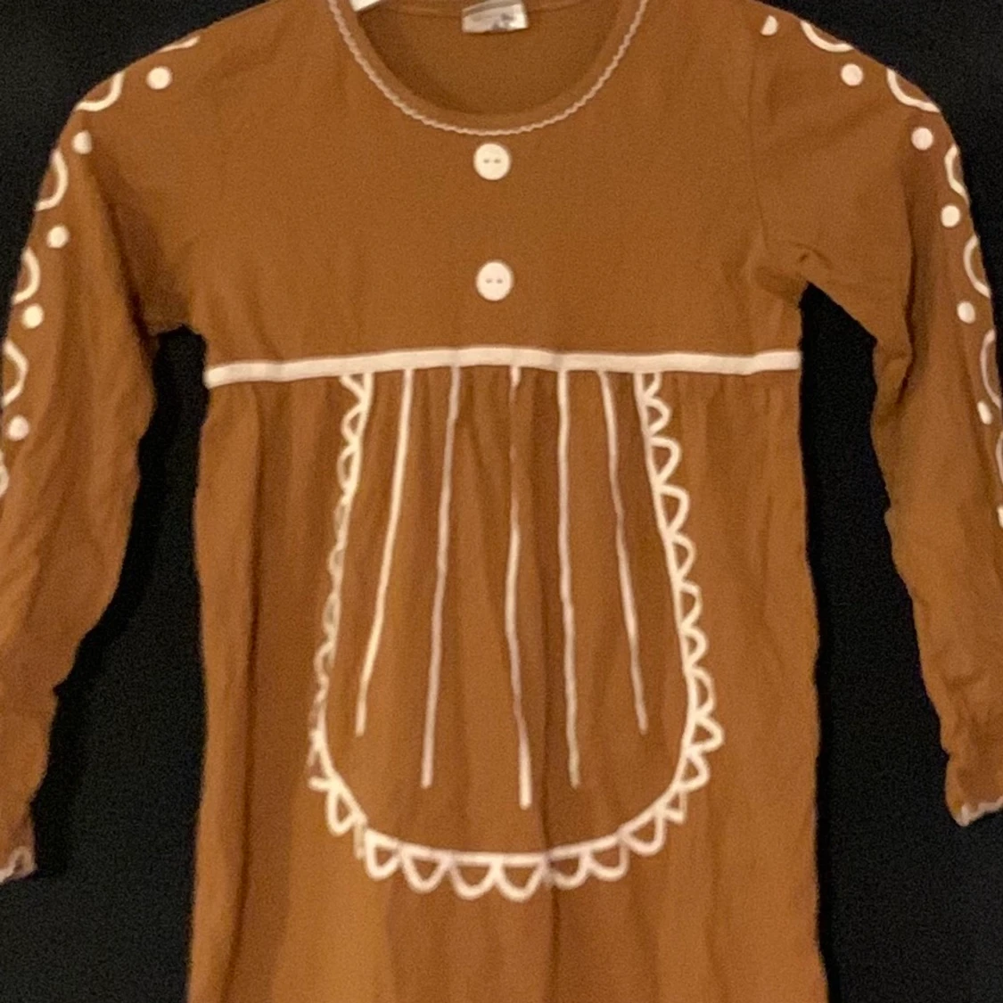 Pepparkakos klänning/pyjamas  - 90