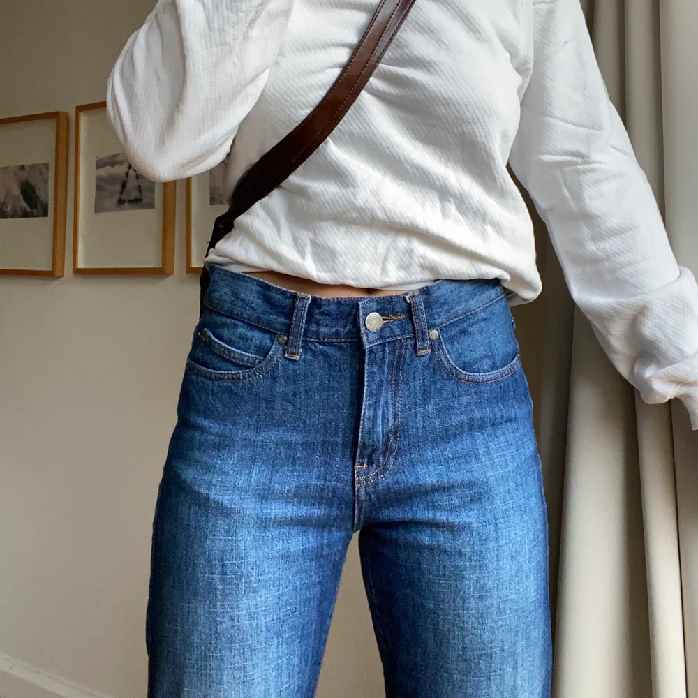 Supersköna raka jeans från DrDenim, midwaist⭐️frakt tillkommer tillkommer!. Jeans & Byxor.