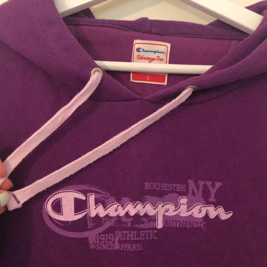 Lila hoodie från Champion - 90