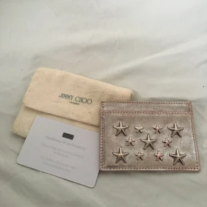 Jimmy Choo cardholder - Oanvänd och kommer med certifikations bevis. Ordinarie pris: 1300