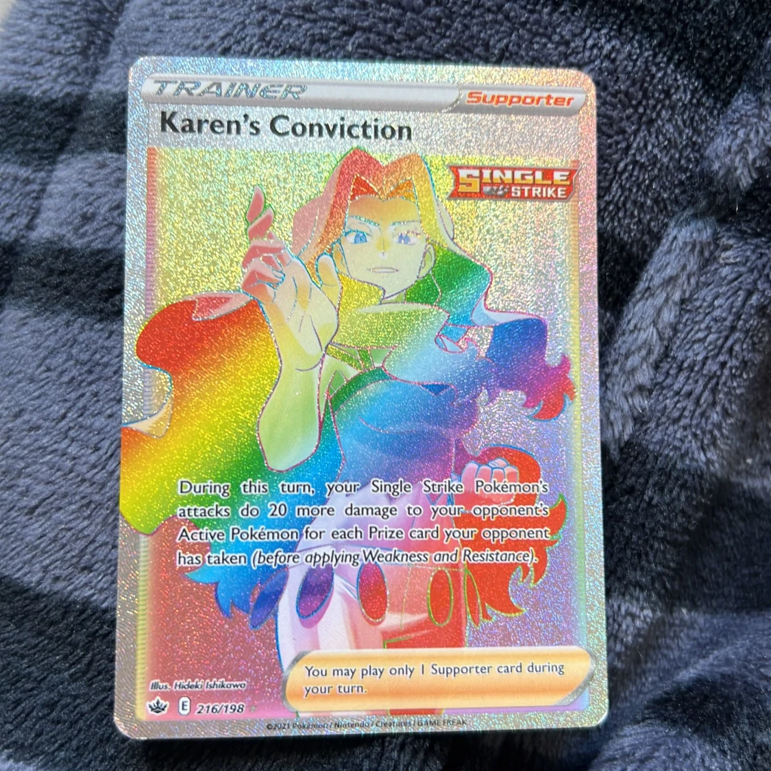 Karen's Conviction Trainerkort Pokémon