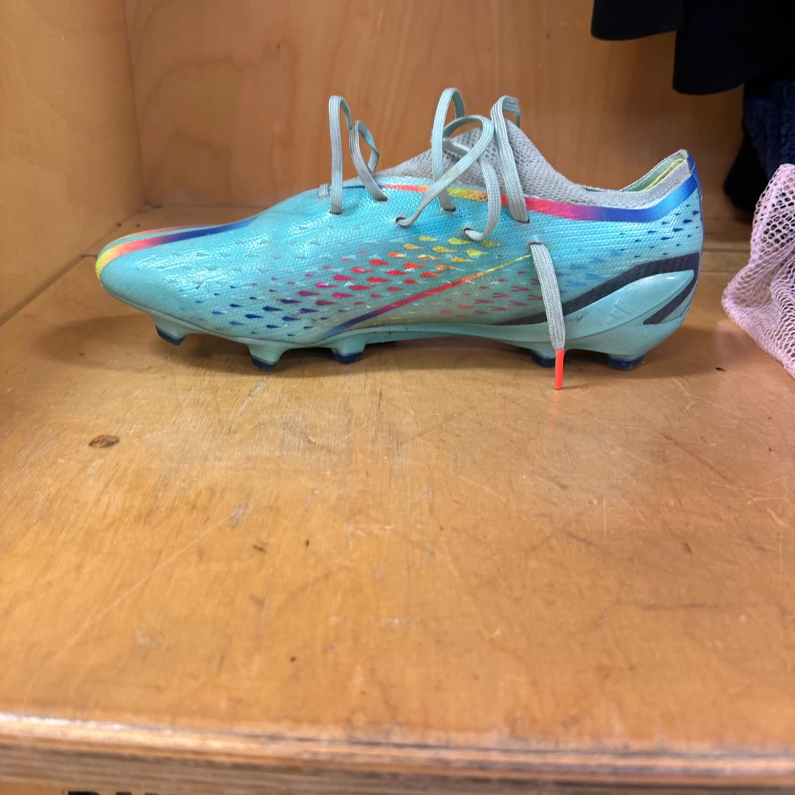 Blå fotbollsskor från Adidas - 3