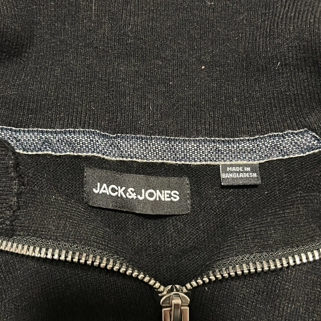 Svart half zip tröja Jack & Jones - 1