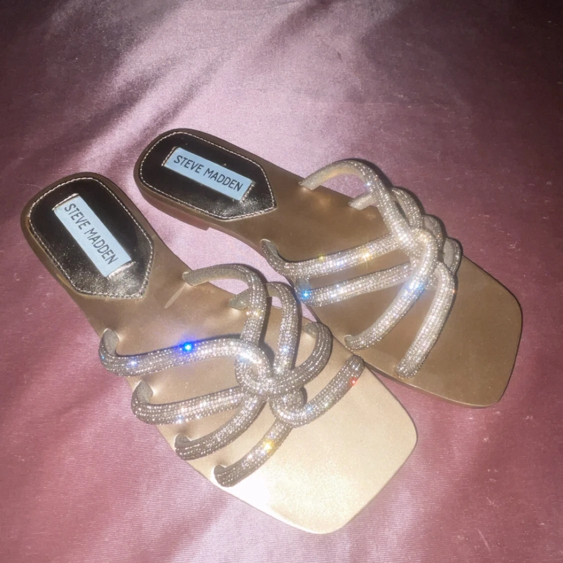 Glittriga sandaler från Steve Madden - 1