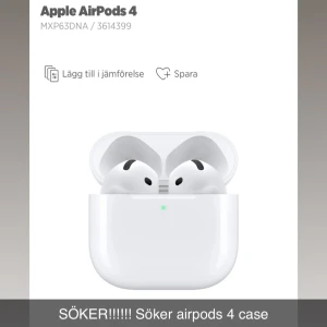 AirPods 4 case - Söker ett case för airpods 4, om du har ett hör av dig så kan vi diskutera pris.