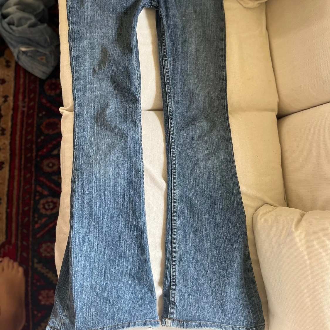 Blå bootcut jeans från Japan  - 2