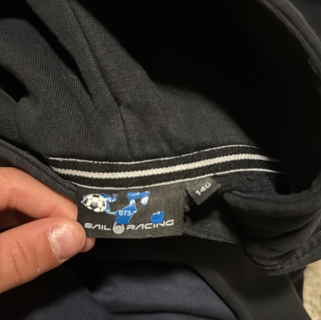 Svart Sail Racing hoodie med tryck - 2