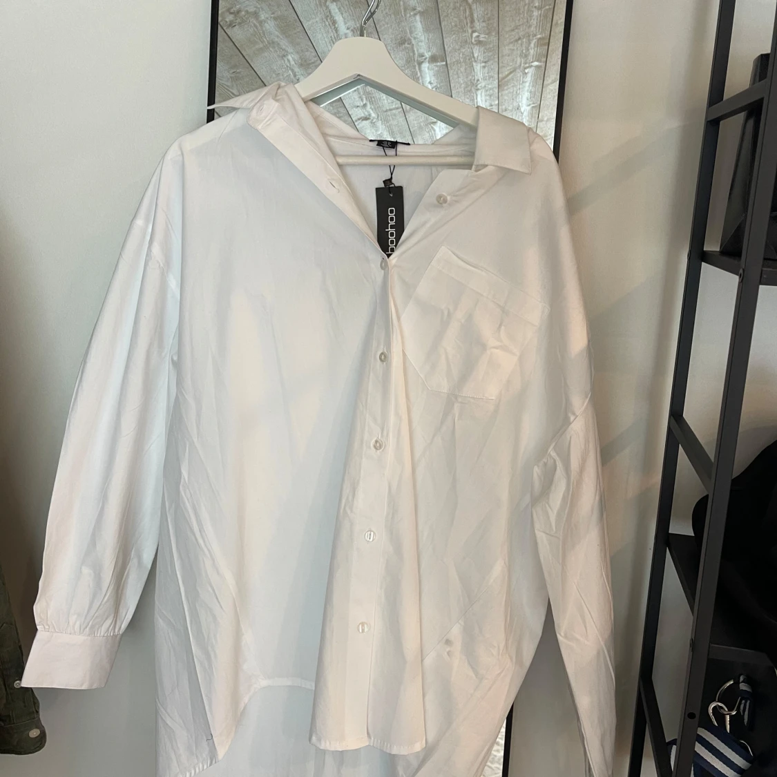 Vit oversized skjorta - 1