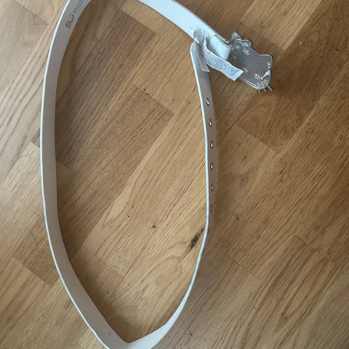 Vitt Hello Kitty bälte - 3