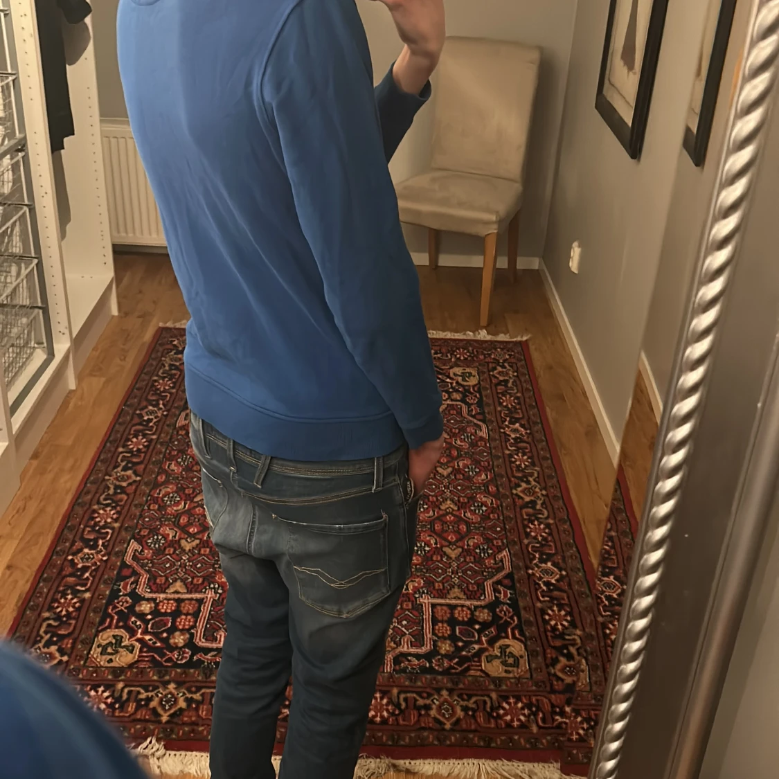 Blå sweatshirt från Lyle & Scott - 2
