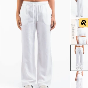 Linnebyxor - Så fina linnebyxor från madlady i modellen ”mila mid raka linnebyxor” i storlek S-short. Byxorna är endast testade av mig, men är tyvärr för korta. Behövs strykas innan användning! Nypris 600kr🤍