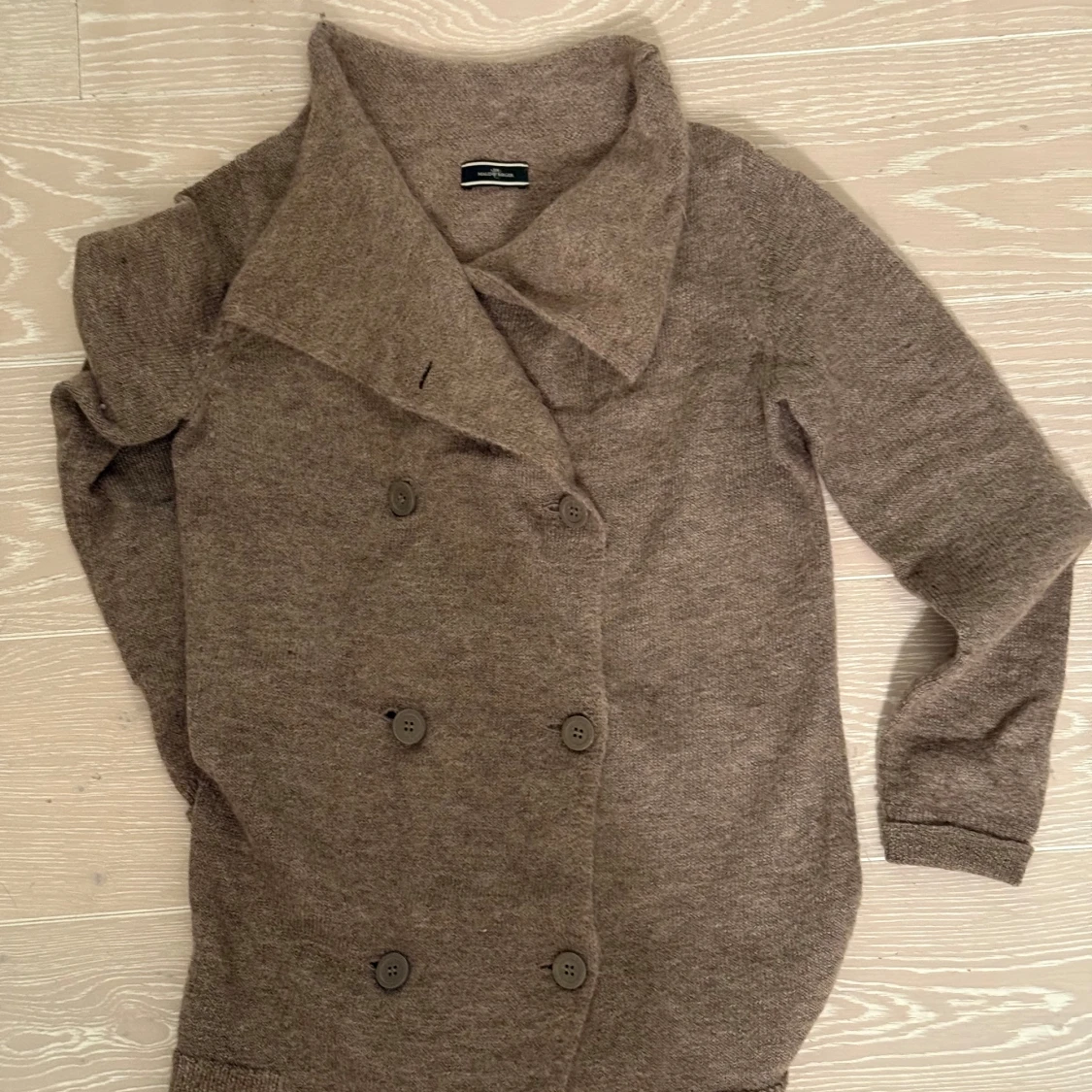 Brun stickad kofta från Malene Birger XS - 2