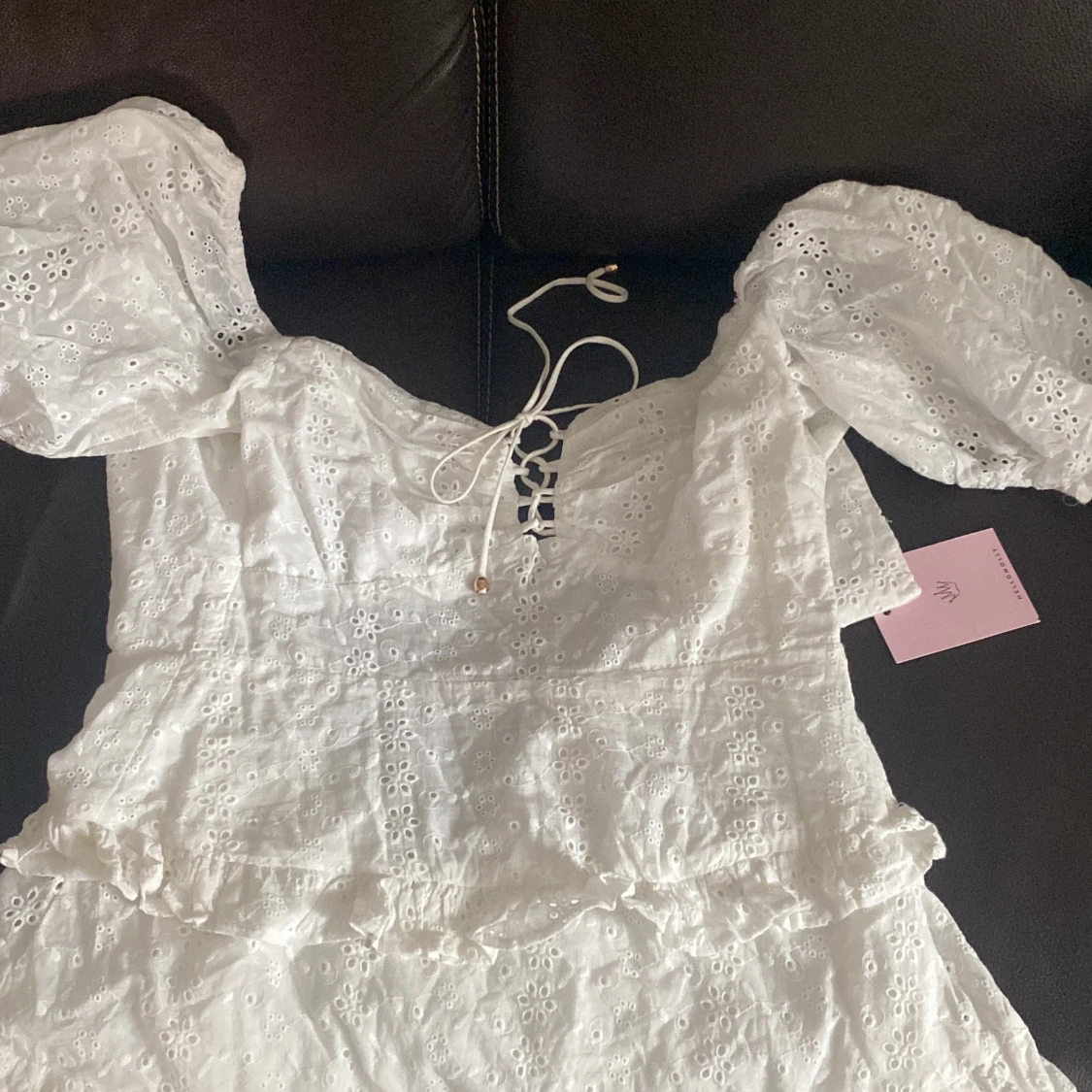 Vit spetsklänning från Hello Molly - 3