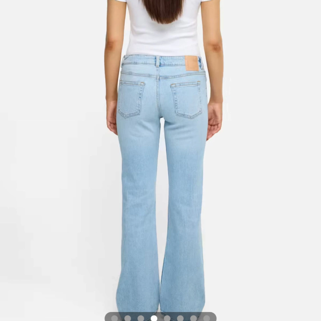 Ljusblå bootcut jeans - 1