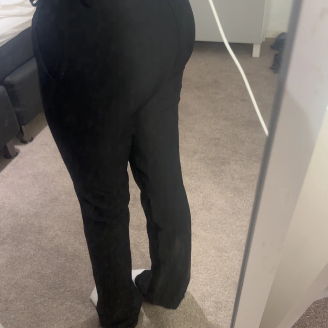 Lågmidjade kostymbyxor  - 1