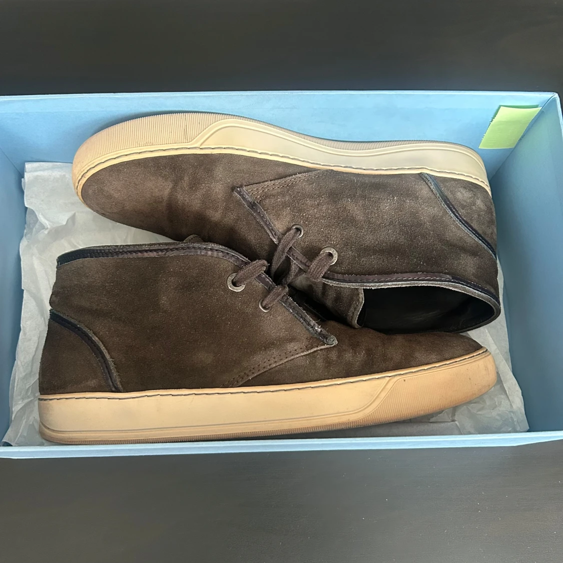 Lanvin suede high tops