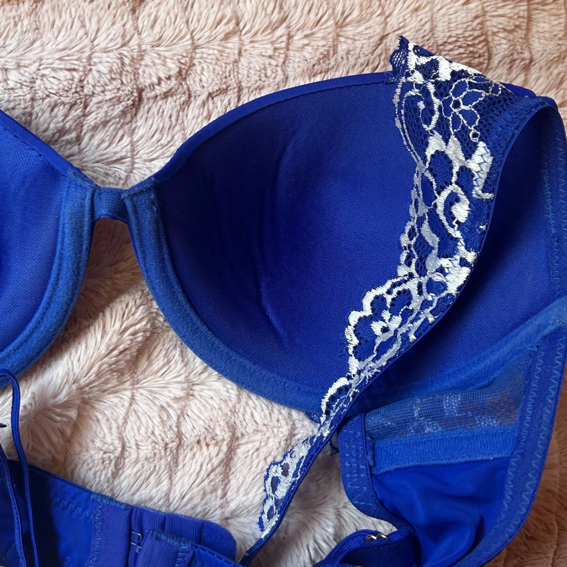 Blå spets-bh - 1