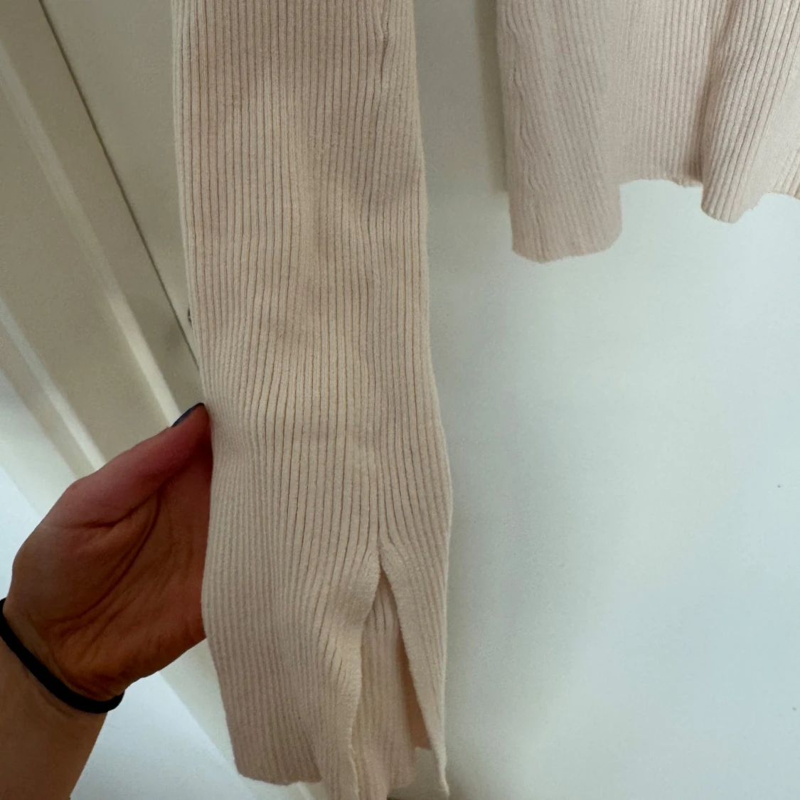 Beige ribbad tröja från H&M - 3