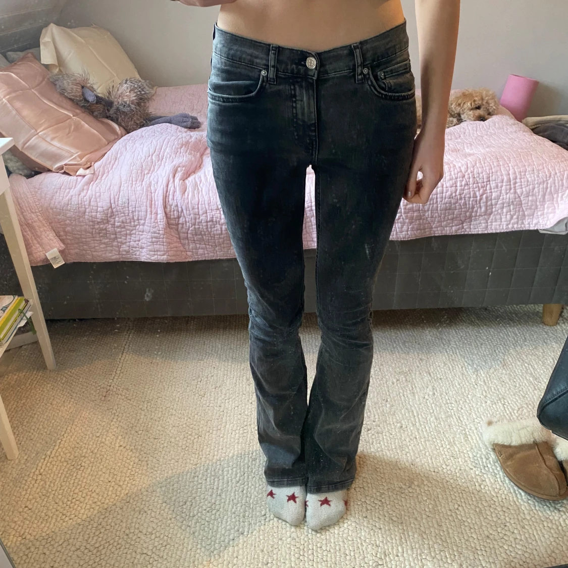 Low waist jeans från Gina Tricot