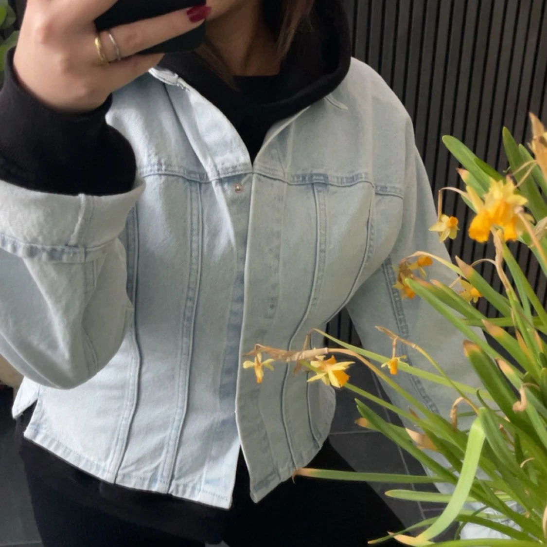 Ljusblå jeansjacka - 1