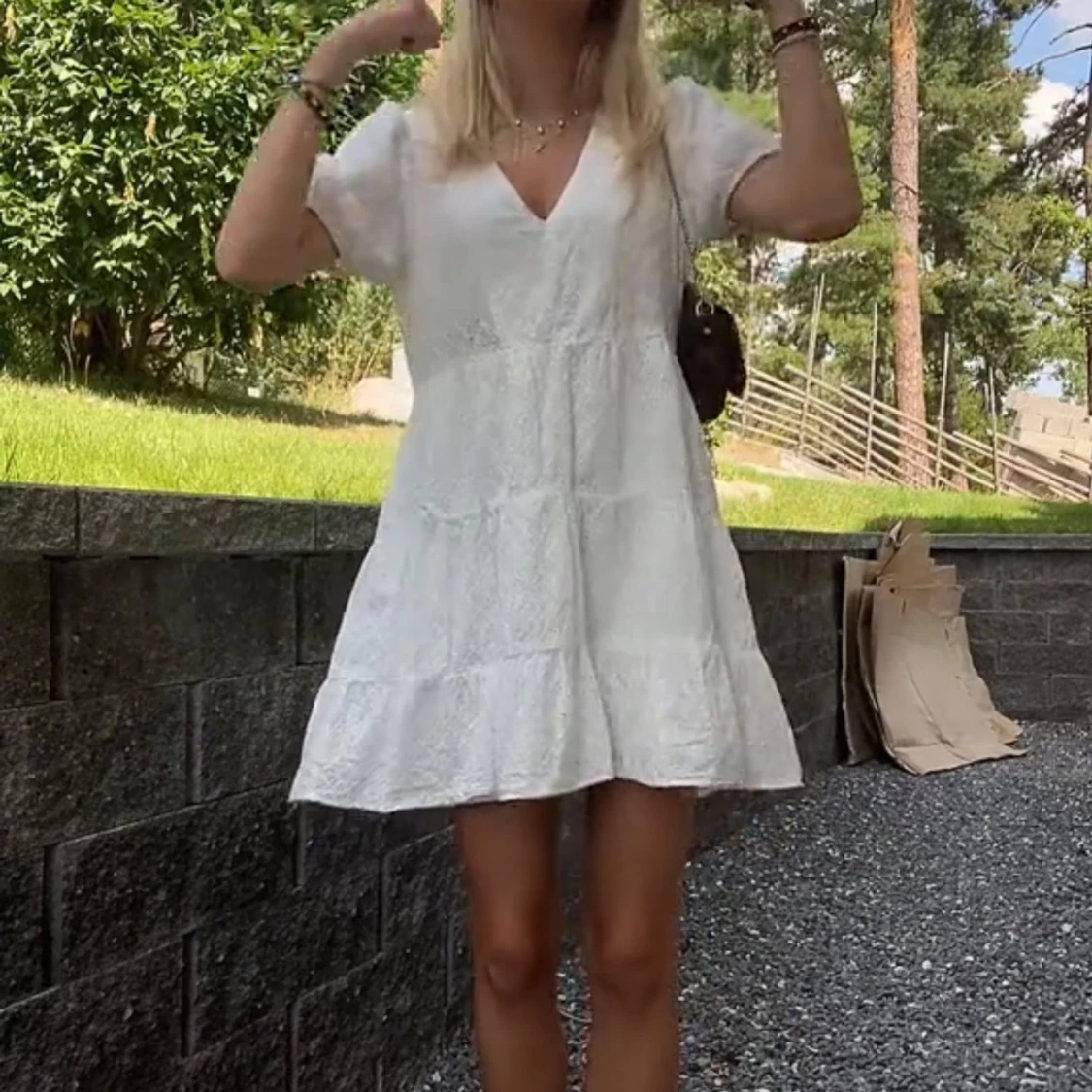 Zara vit klänning - 1