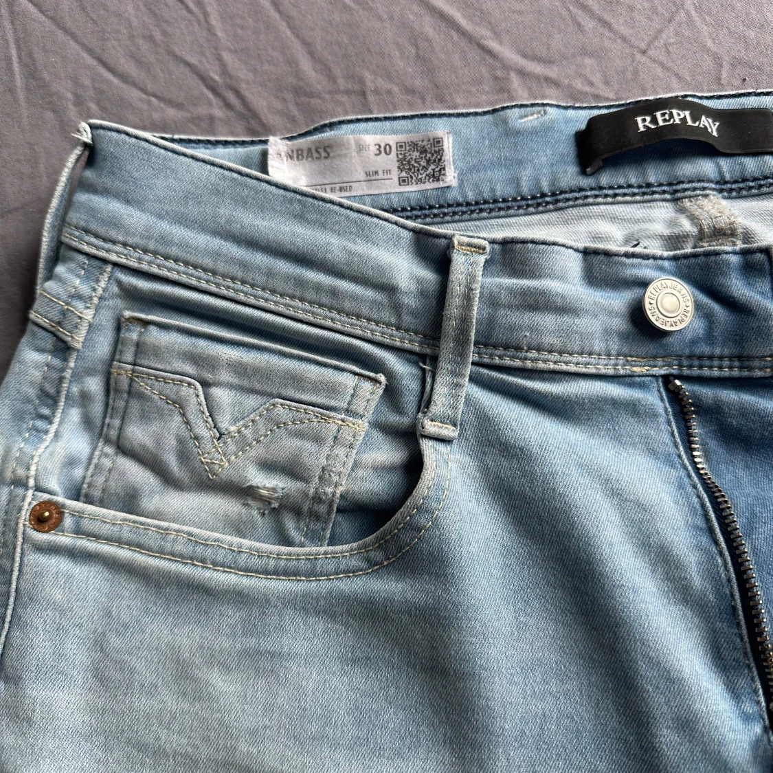 Ljusblå jeans från Replay - 3