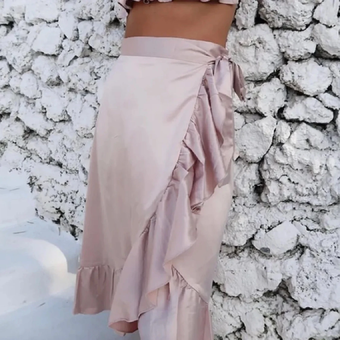 Midi kjol - Champagne  - 1