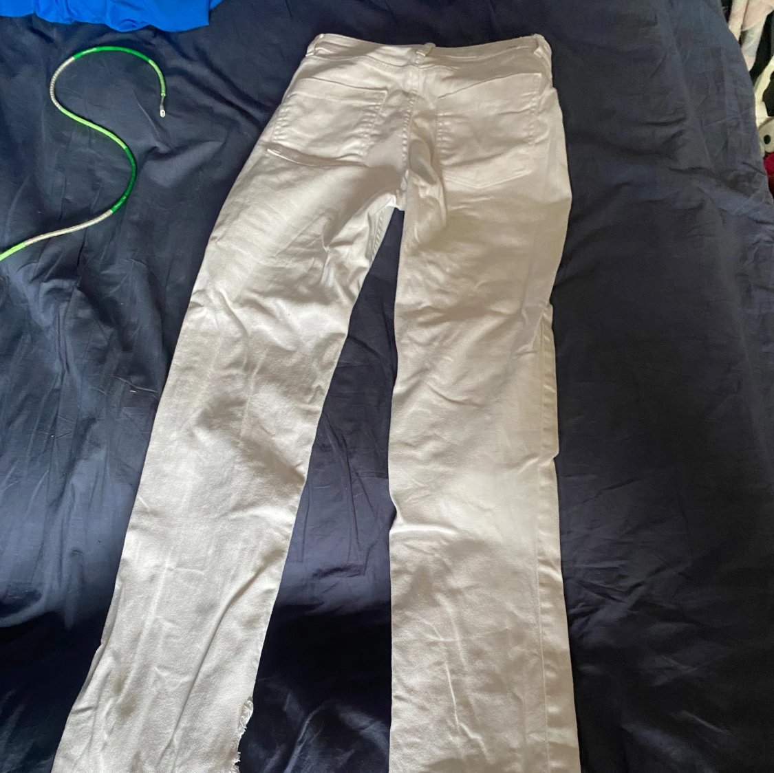 Vita byxor från Zara - 1