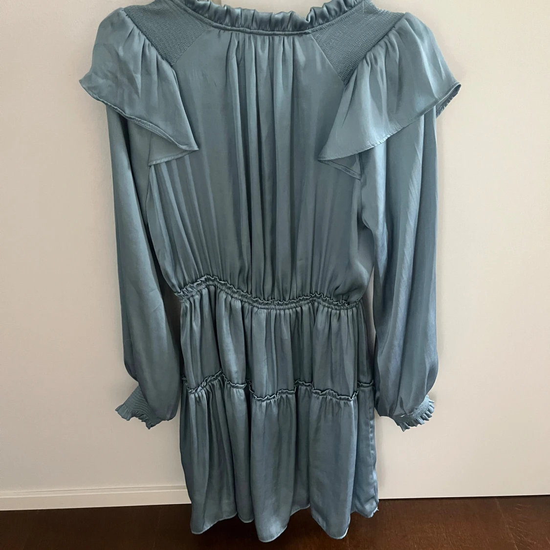 Blå kortklänning från Mango - 2