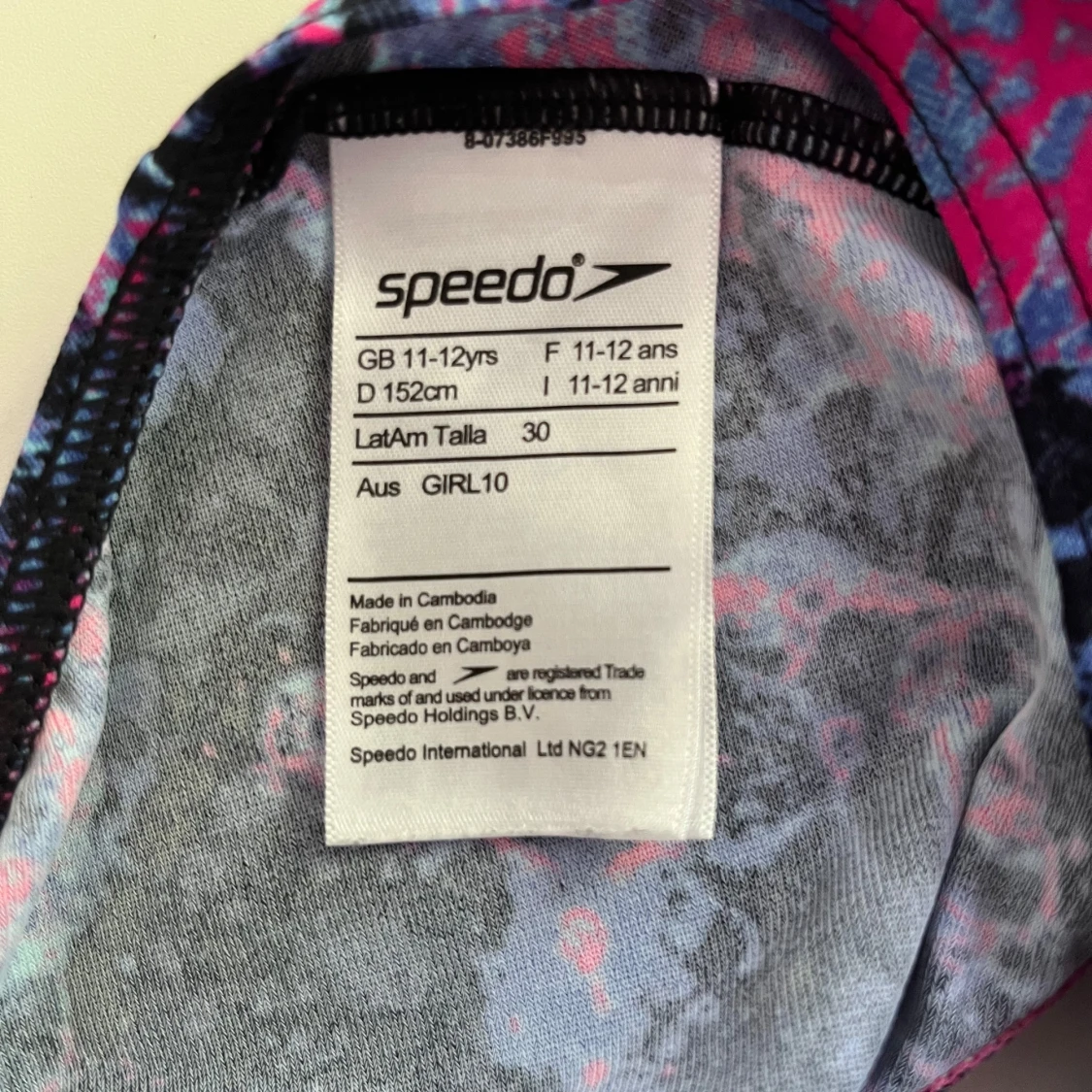 Speedo baddräkt i neonfärger - 4