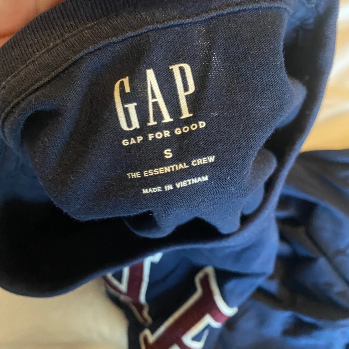 Mörkblå GAP t-shirt i bomull - 2