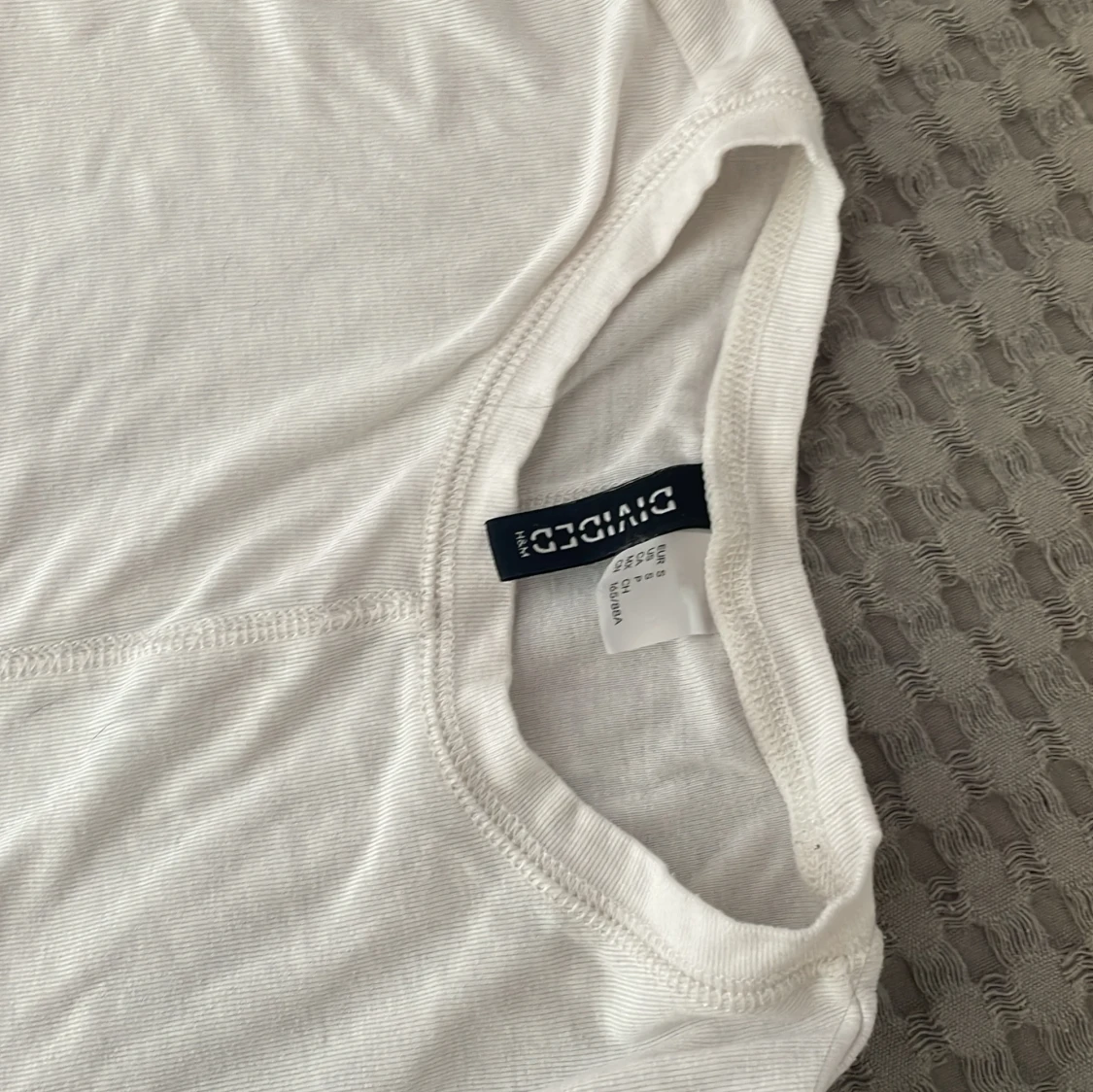 Vit långärmad topp från H&M - 4