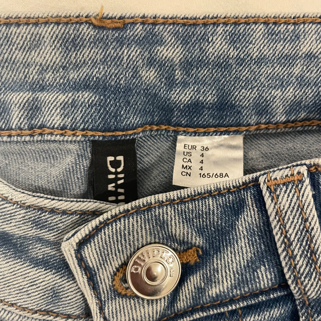Blå bootcut jeans - 1