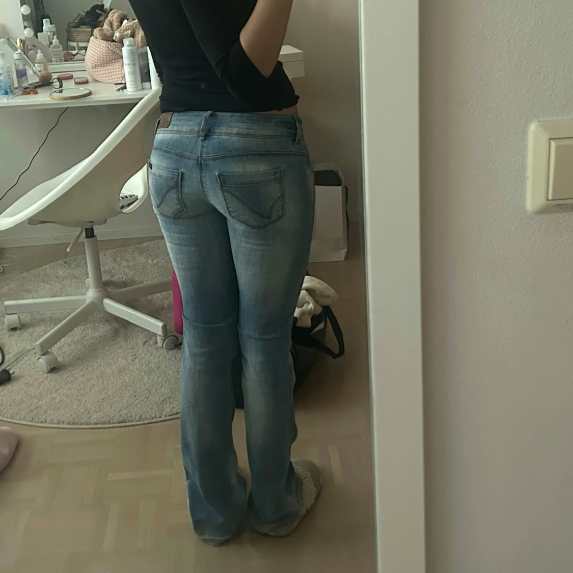 Blå bootcut jeans från ONLY - 1