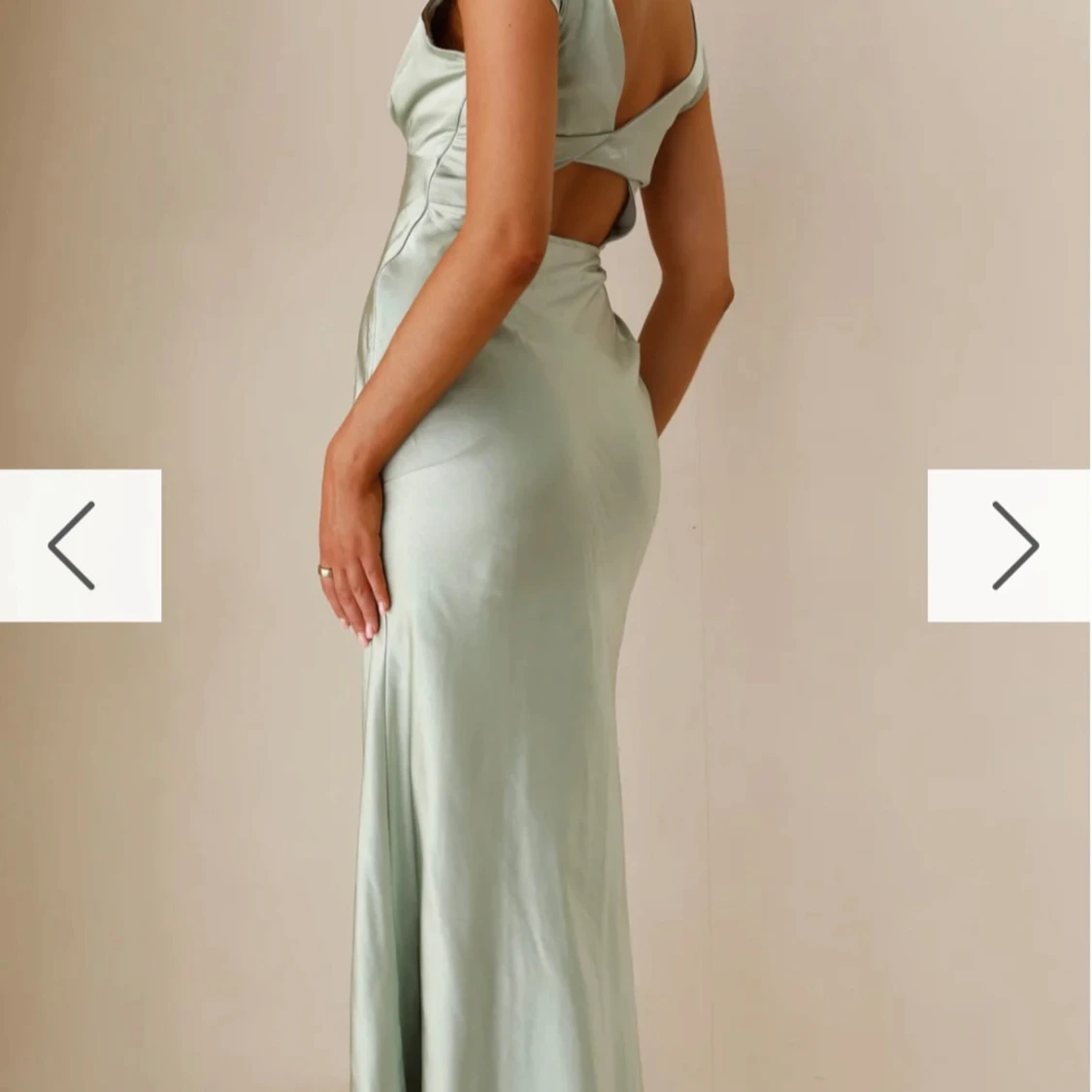 Ljusgrön långklänning från Hello Molly  - 1