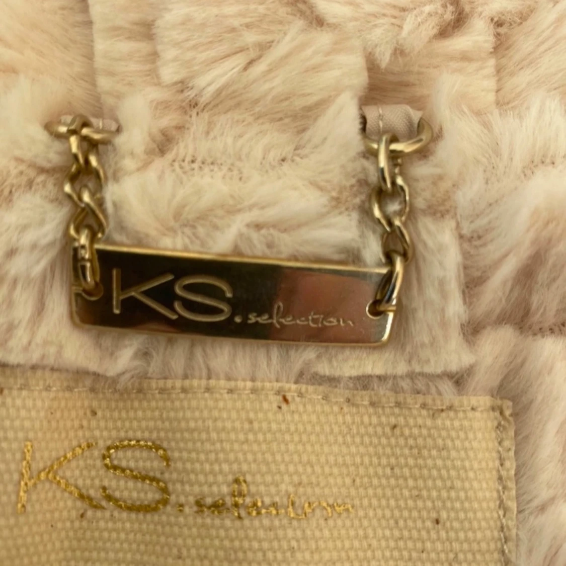 Beige teddyjacka från KS.selection stl 38 - 2