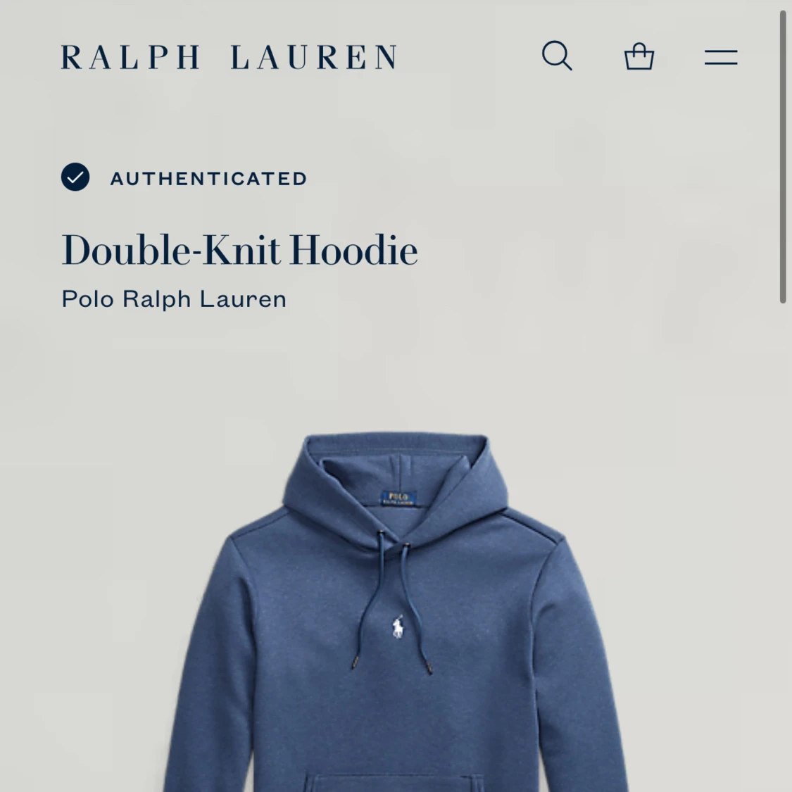 Blå hoodie från Polo Ralph Lauren - 4